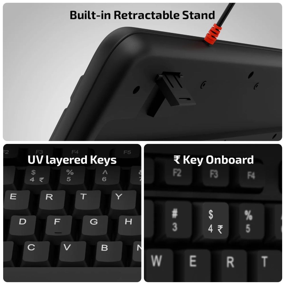 Iball USB Keyboard Mouse Combo ClickSet 220 view 5